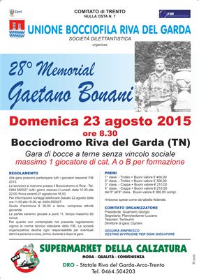 28° Memorial Gaetano Bonani